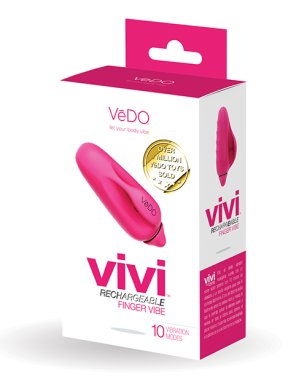 VeDO VIVI Rechargeable Finger Vibe - Foxy Pink