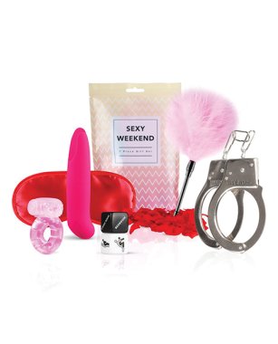 Loveboxxx Sexy Weekend 7 Pc Gift Set - Pink