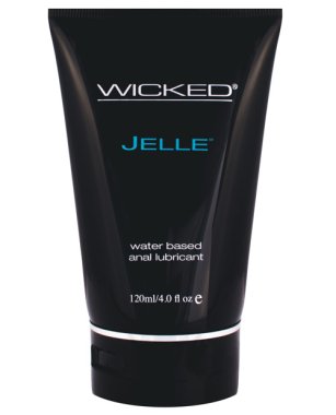 Wicked Sensual Care Jelle Water Based Anal Lubricant - 4 oz Fragrance Free