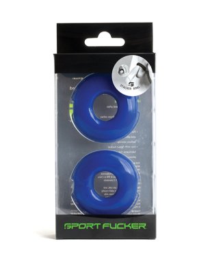 Sport Fucker Stacker Rings - Blue