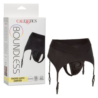 Boundless Thong w/ Garter 2XL/3XL