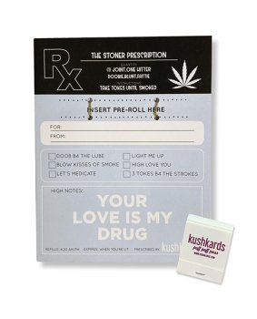 The Stoner Prescription Greeting Card w/Matchbook