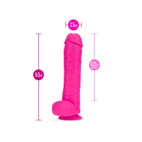 Au Naturel Bold Daddy 14\" Dildo - Pink *