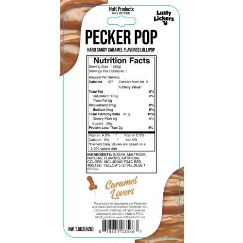 PENIS POP CARAMEL LOVERS