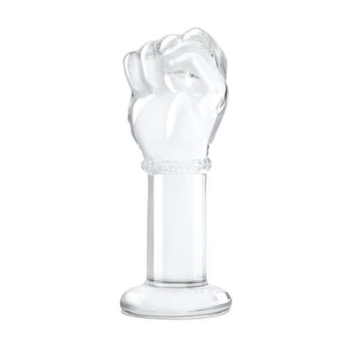 GLAS 5IN GLASS FIST BUTT PLUG