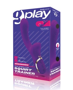 XGen Bodywand G-Play Dual Stimulation Squirt Trainer - Purple