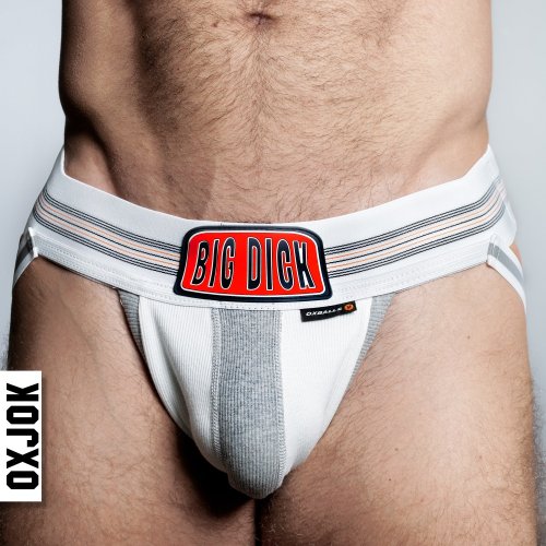 BULGER, the big pouch jock, WHITE SNOW, MEDIUM