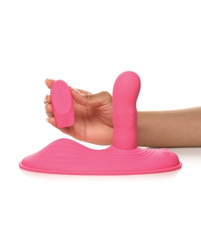 Inmi Spin N\' Grind Rotating & Vibrating Silicone Grinder - Pink