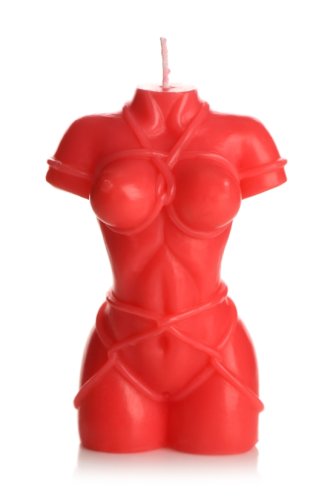 MASTER SERIES BOUND GODDESS DRIP CANDLE RED