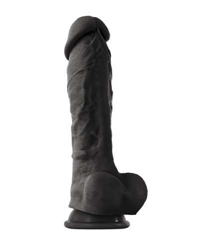 ColourSoft 8\" Soft Dildo - Black