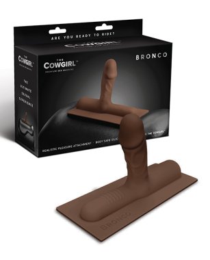 The Cowgirl Bronco Silicone Attachment - Chocolate