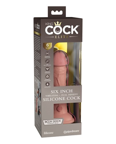 King Cock Elite Beginner's Body Dock Strap-on Kit With Silicone 7 Inch  Dildo - Caramel