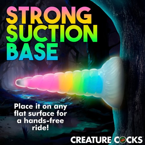 Uni-Glow Glow-In-Dark Rainbow Silicone