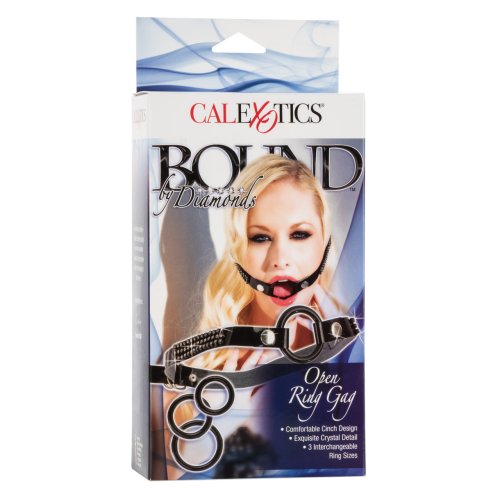 BOUND BY DIAMONDS OPEN RING GAG