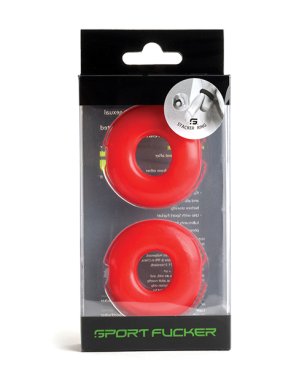 Sport Fucker Stacker Rings - Red