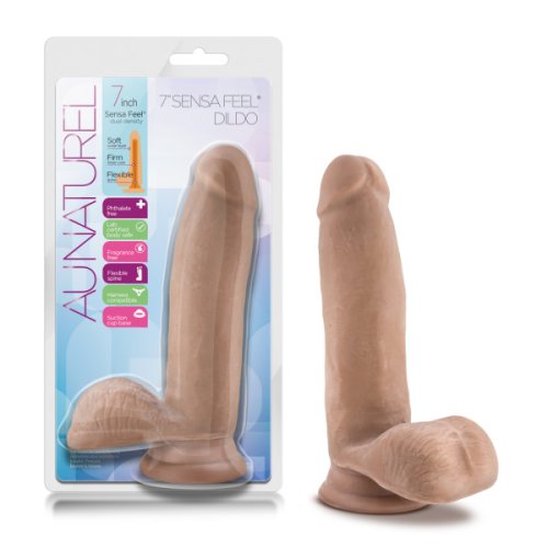 AU NATUREL 7 SENSA FEEL DILDO LATIN \"