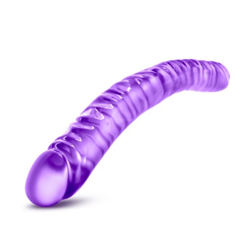 B YOURS 18 DOUBLE DILDO PURPLE \"