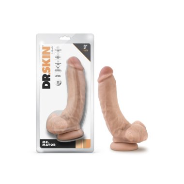 Dr Skin - Mr Mayor - 9" Dildo w/ Balls