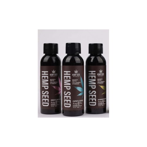 Hemp Seed Massage Oil Gift Set