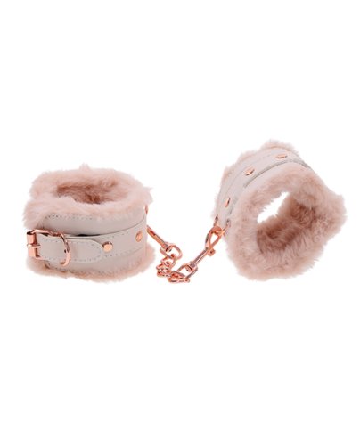 Sex & Mischief Peaches \'n CreaMe Fur Handcuffs