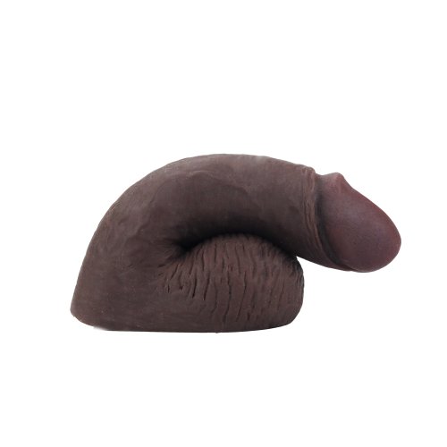 Gender Fluid Soft Packer 5\" - Dark Brown