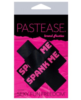 Pastease Premium Spank Me Plus - Black/Pink O/S