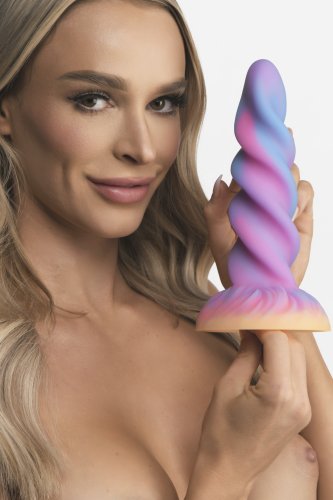 CREATURE COCKS MOON RIDER GLOW IN THE DARK UNICORN DILDO