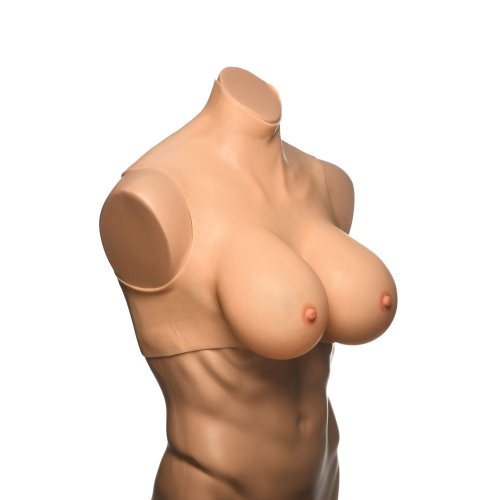 Perky Pair G-Cup Silic Breasts high neck
