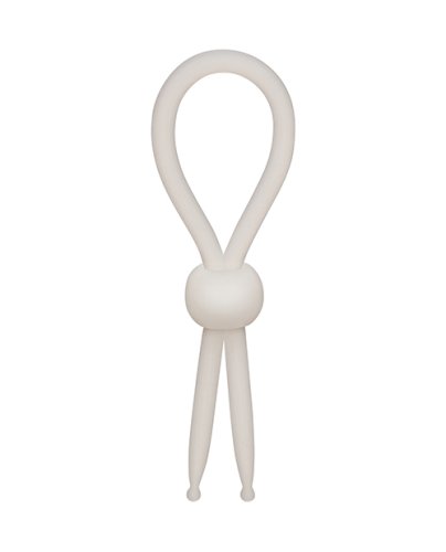 Alpha Liquid Silicone Lasso Cock Ring - Natural