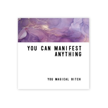 Manifest Anything Magical Bitch Magnet *