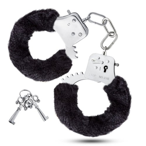 Temptasia - Beginner Cuffs - Black Fur