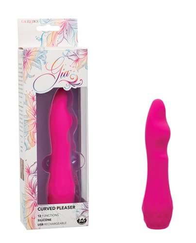 Gia Curved Pleaser - Pink