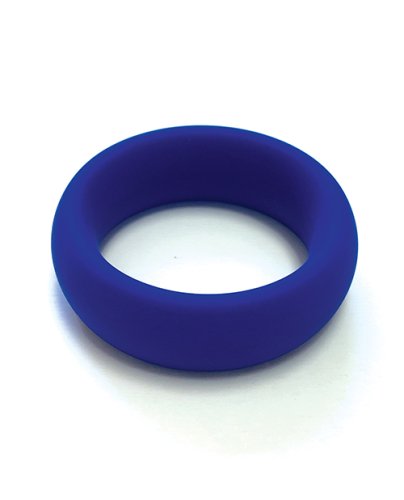 Spartacus 1.75\" Wide Silicone Donut Ring - Blue