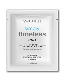 Wicked Sensual Care Simply Timeless Silicone Lubricant - .2 oz