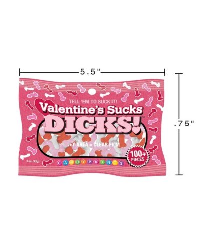 VALENTINE\'S SUCKS DICKS 3OZ BAG