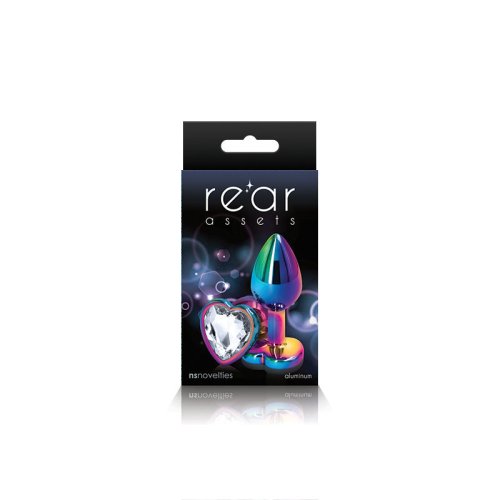 Rear Assets Multicolor Heart Small-Clear