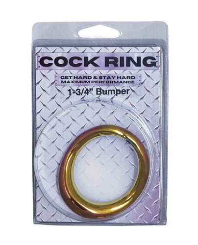 Plesur 1-3/4\" Metal Cock Ring - Rainbow