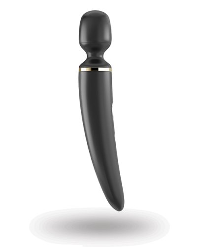 SATISFYER WAND-ER WOMAN BLACK/ GOLD