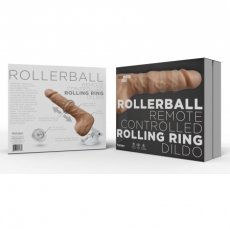 ROLLERBALL DILDO W/ ROLLING BALL FUNCTION & SUCTION CUP