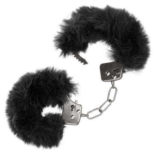 ULTRA FLUFFY FURRY CUFFS BLACK