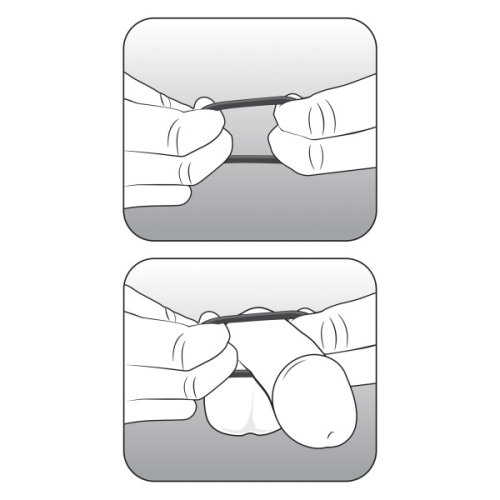 PERFORMANCE VS4 PURE PREMIUM SILICONE COCKRING SET BLACK