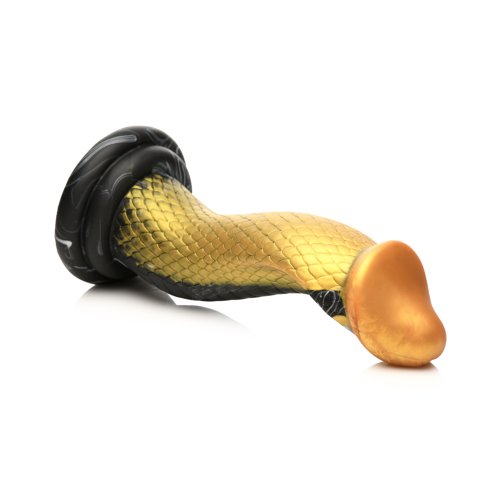 Golden Mamba Snake Silicone Dildo