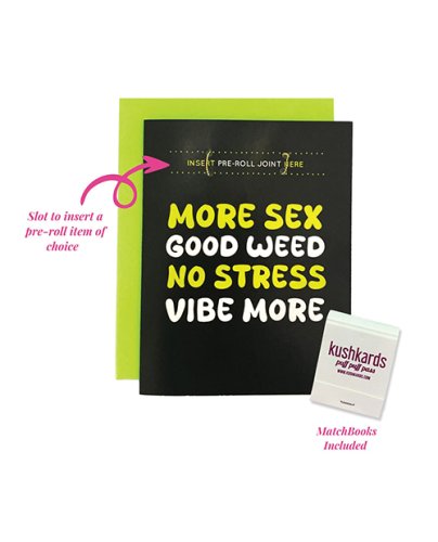 More Sex Greeting Card w/Matchbook