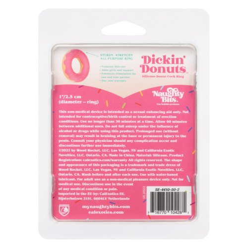 NAUGHTY BITS DICKIN\' DONUTS SILICONE DONUT COCK RING