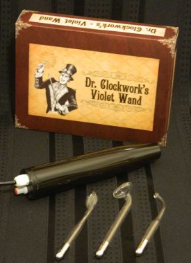 DR CLOCKWORK VIOLET WAND KIT PURPLE ELECTRODE