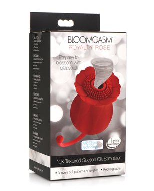 BLOOMGASM ROYALTY ROSE SUCTION CLIT STIMULATOR