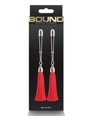 Bound T1 Nipple Clamps - Red