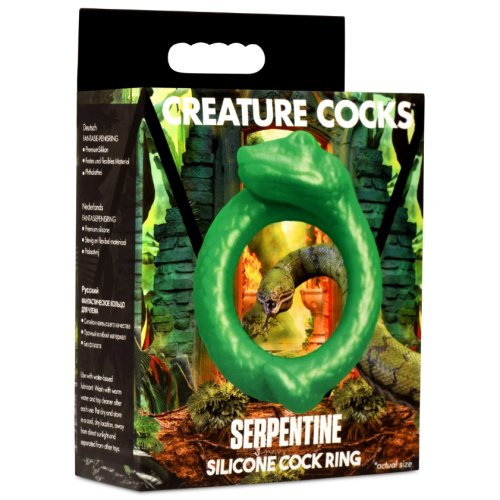 Serpentine Silicone Cock Ring