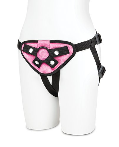 Lux Fetish Strap On Harness - Pink