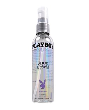 Playboy Pleasure Slick Hybrid Lubricant - 4 oz